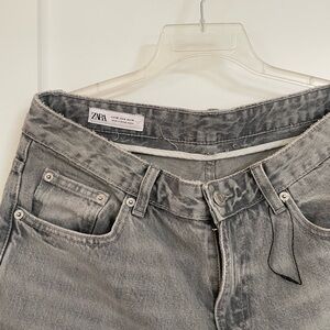 Zara Women's Gray Flare Jeans